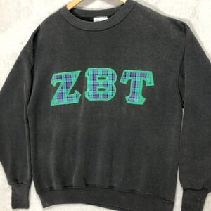 SKM Game Ready ZBT Greek Letter Crewneck Sweatshirt Pullover Large‎